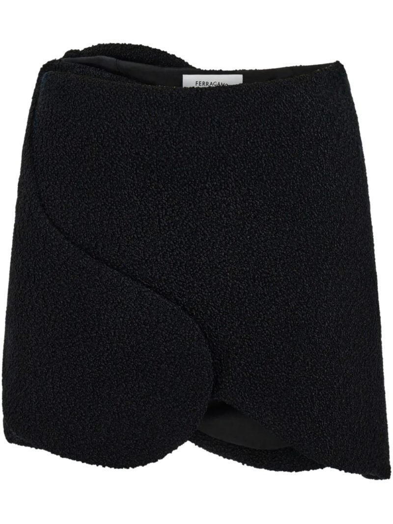 Ferragamo  bouclé mini skirt
