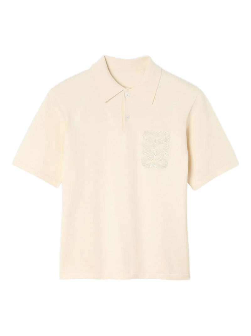 SANDRO  embroidered-detail polo shirt