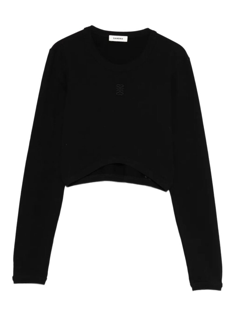 SANDRO  cropped sweatshirt