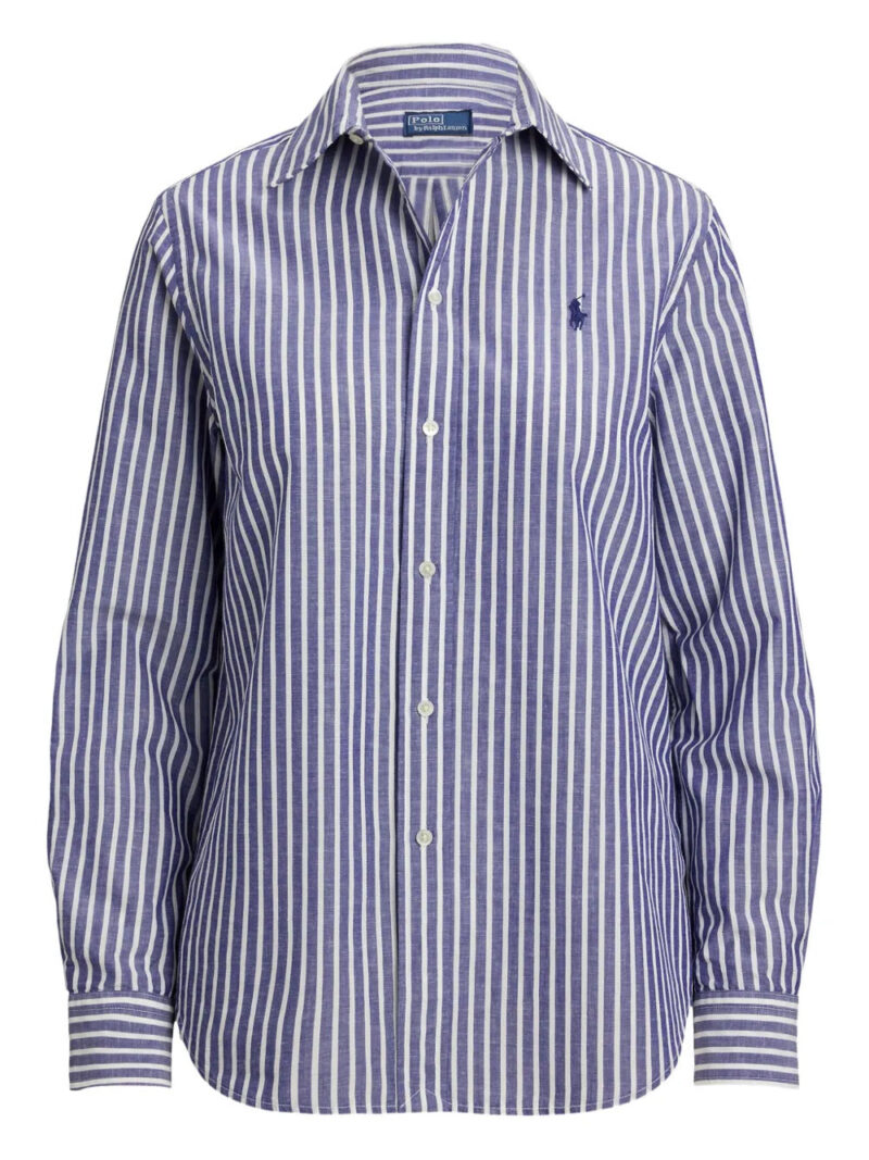 Polo Ralph Lauren  striped logo-embroidered shirt