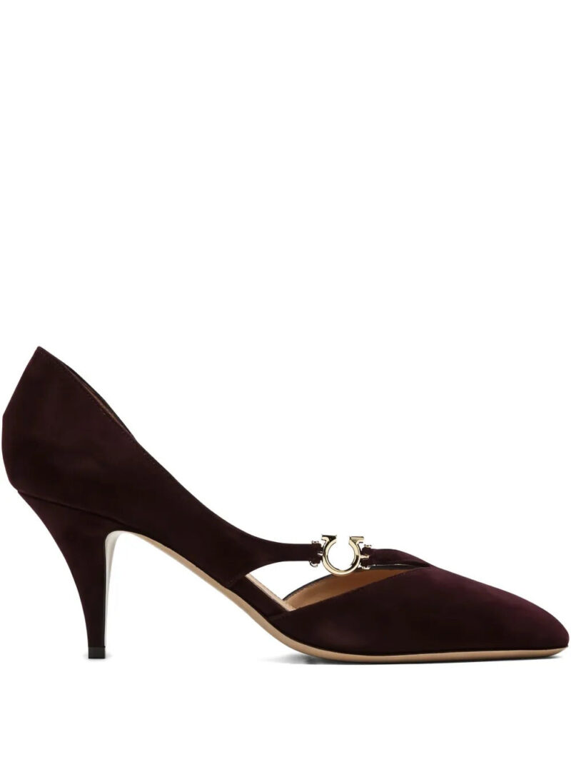 Ferragamo  70mm gancini-detail pumps