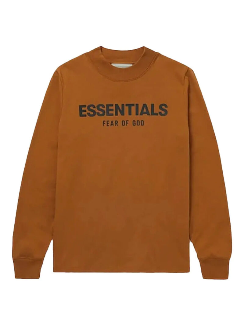 FEAR OF GOD ESSENTIALS  logo-print long-sleeve sweater