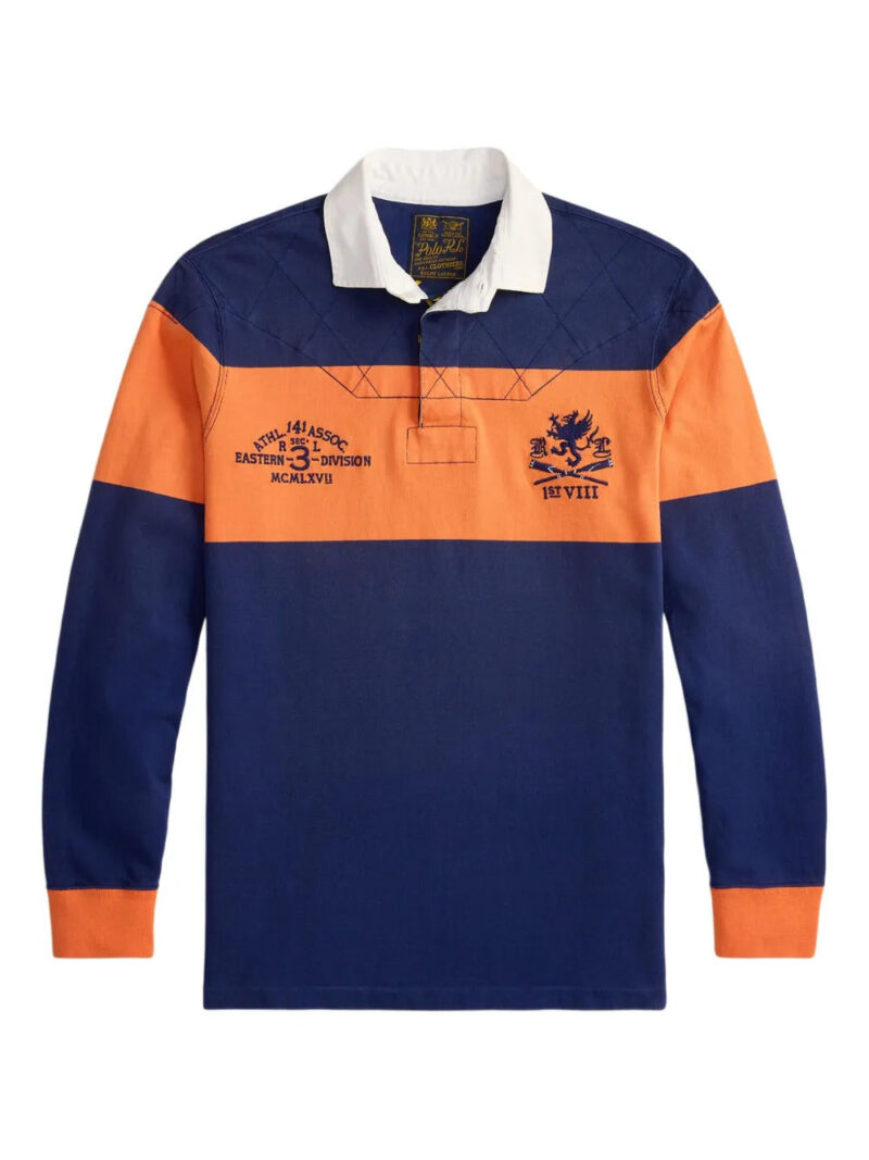 Polo Ralph Lauren  stripe-detail long-sleeved polo shirt