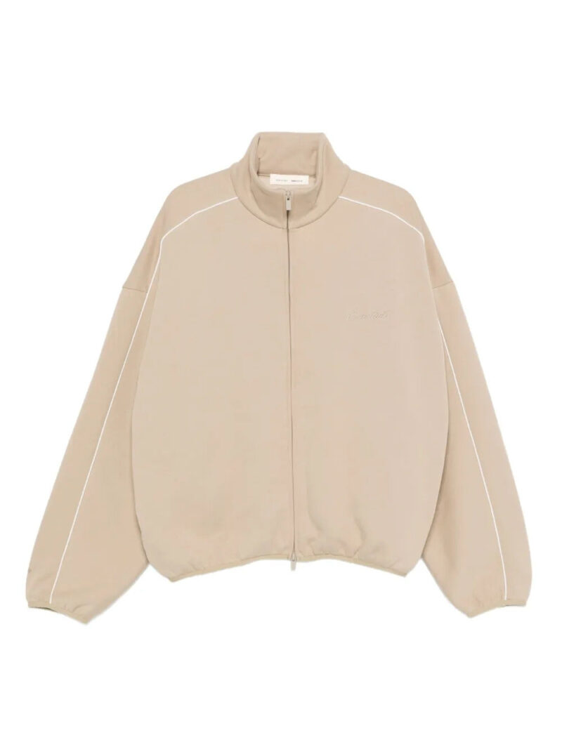 FEAR OF GOD ESSENTIALS  zip-up track-detail sweatshirt