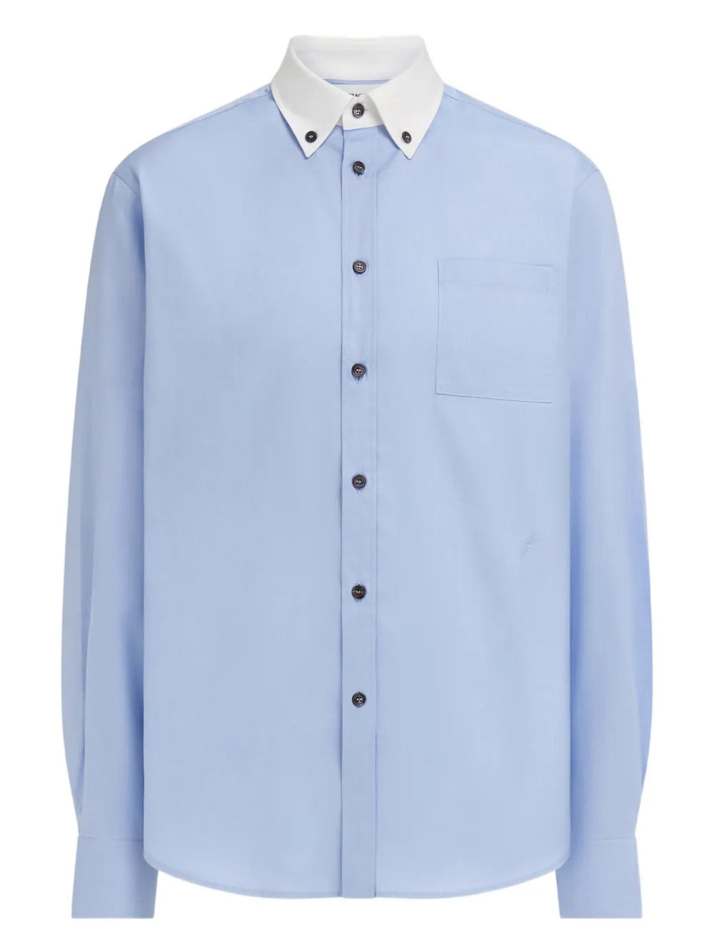 Ferragamo button-down contrasting-collar shirt