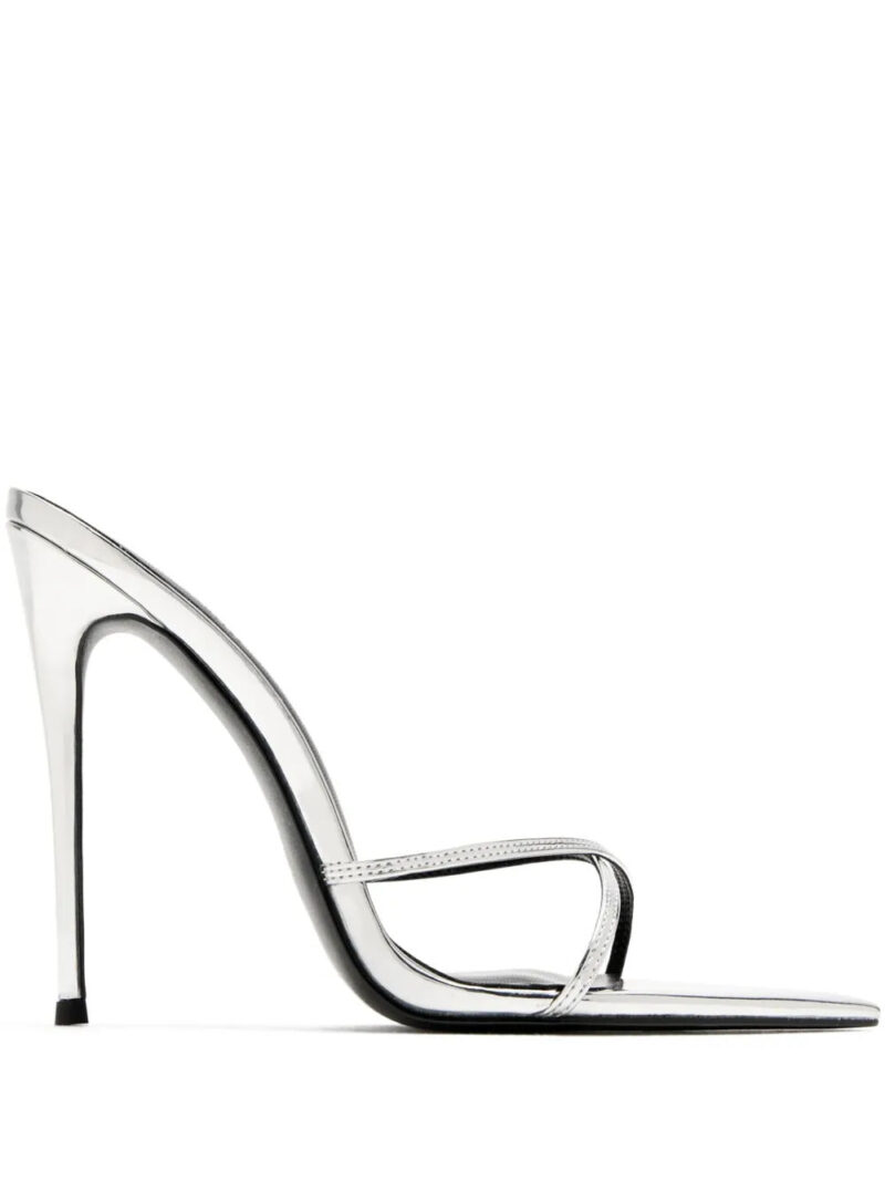 Femme La  120mm Donatella metallic stiletto sandals