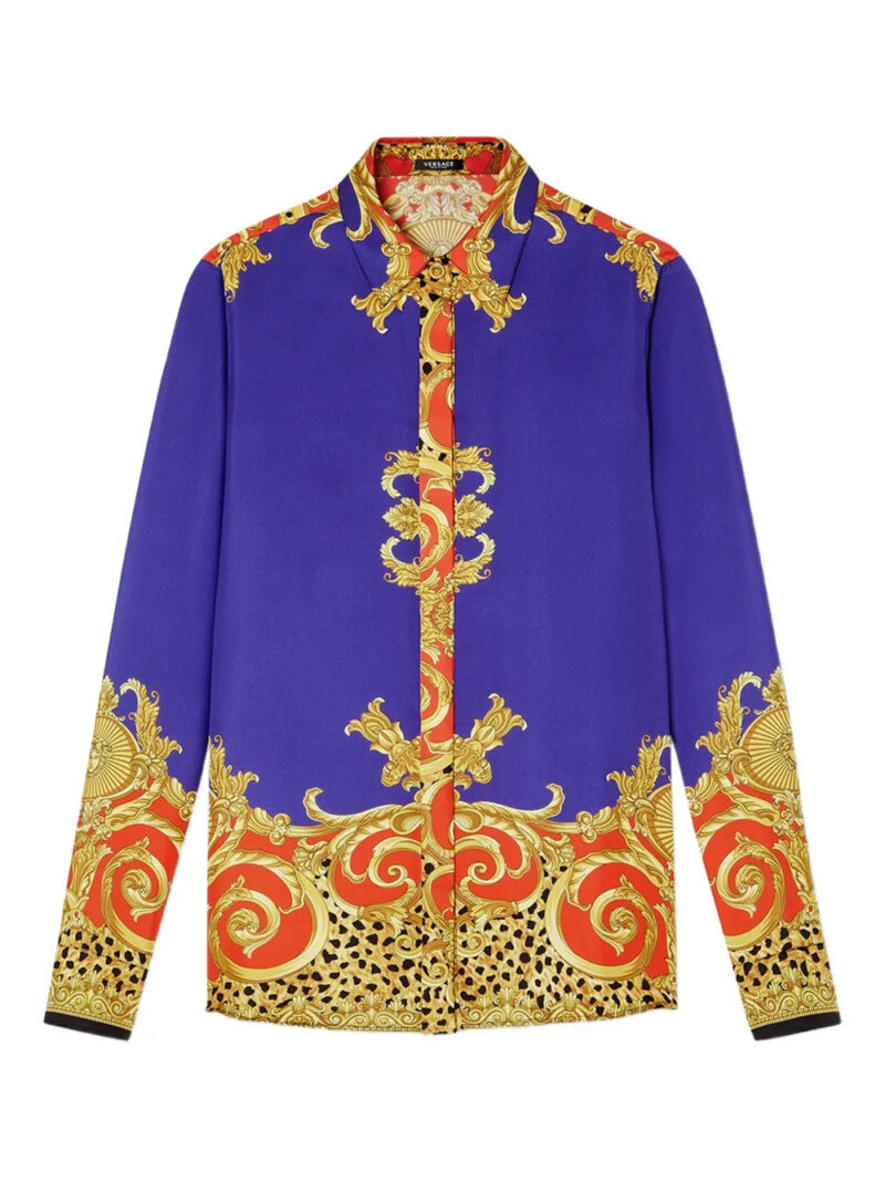 Versace  baroque-print shirt