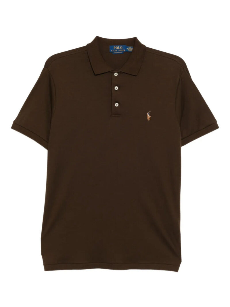 Polo Ralph Lauren embroidered-logo cotton polo shirt
