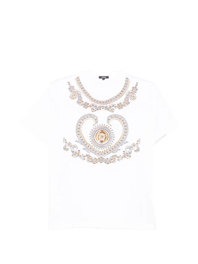 Versace  embellished T-shirt