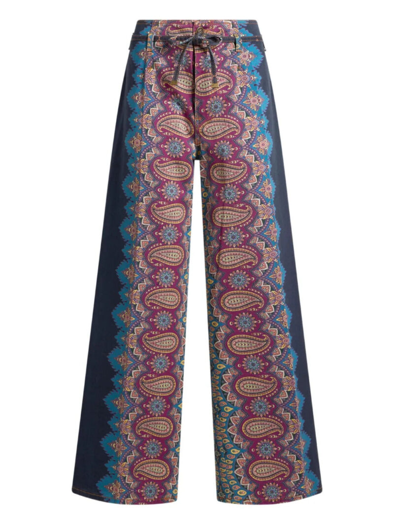 ETRO  printed jeans