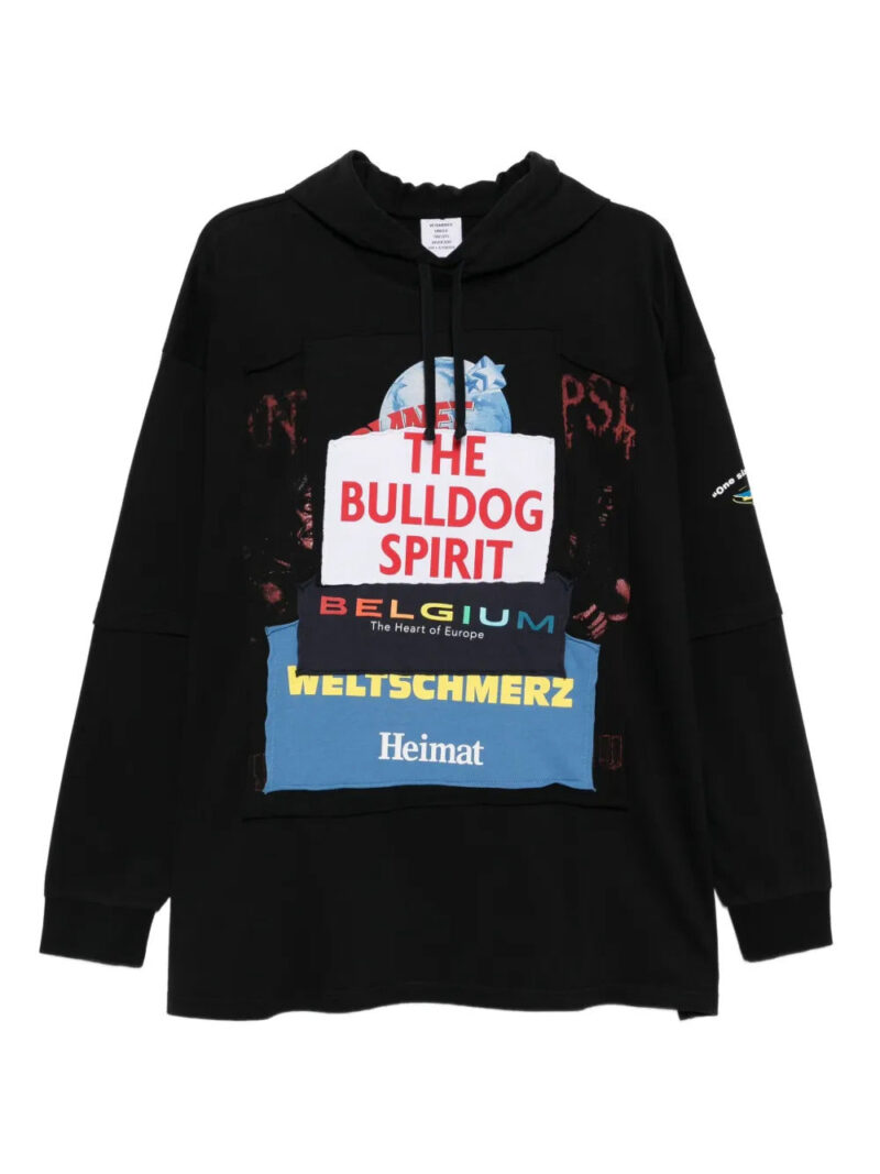 VETEMENTS  patchwork hoodie