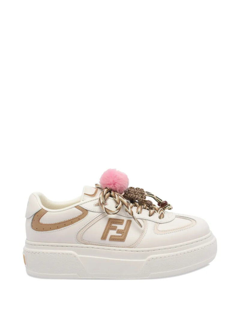 FENDI  Multicolor leather Match sneakers