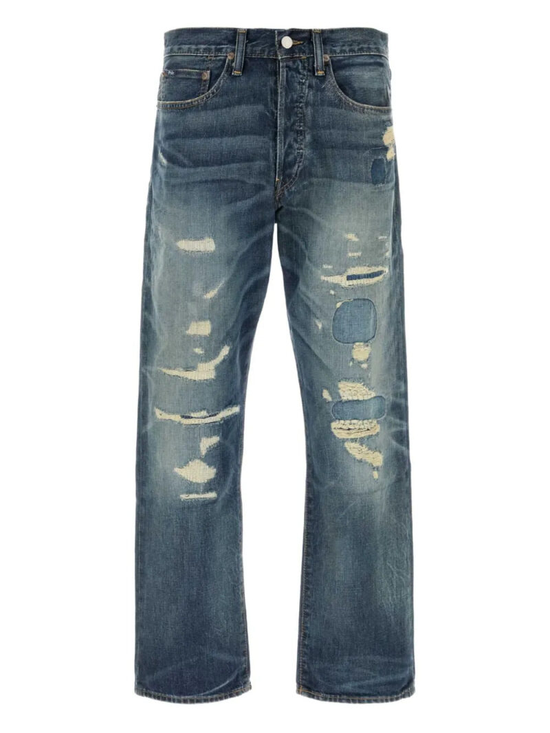 Polo Ralph Lauren  ripped-detail jeans