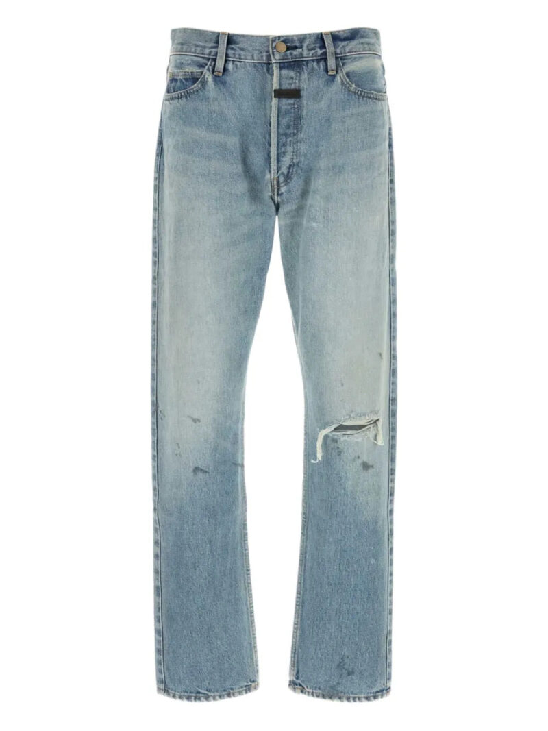Fear Of God  distressed light-wash jeans