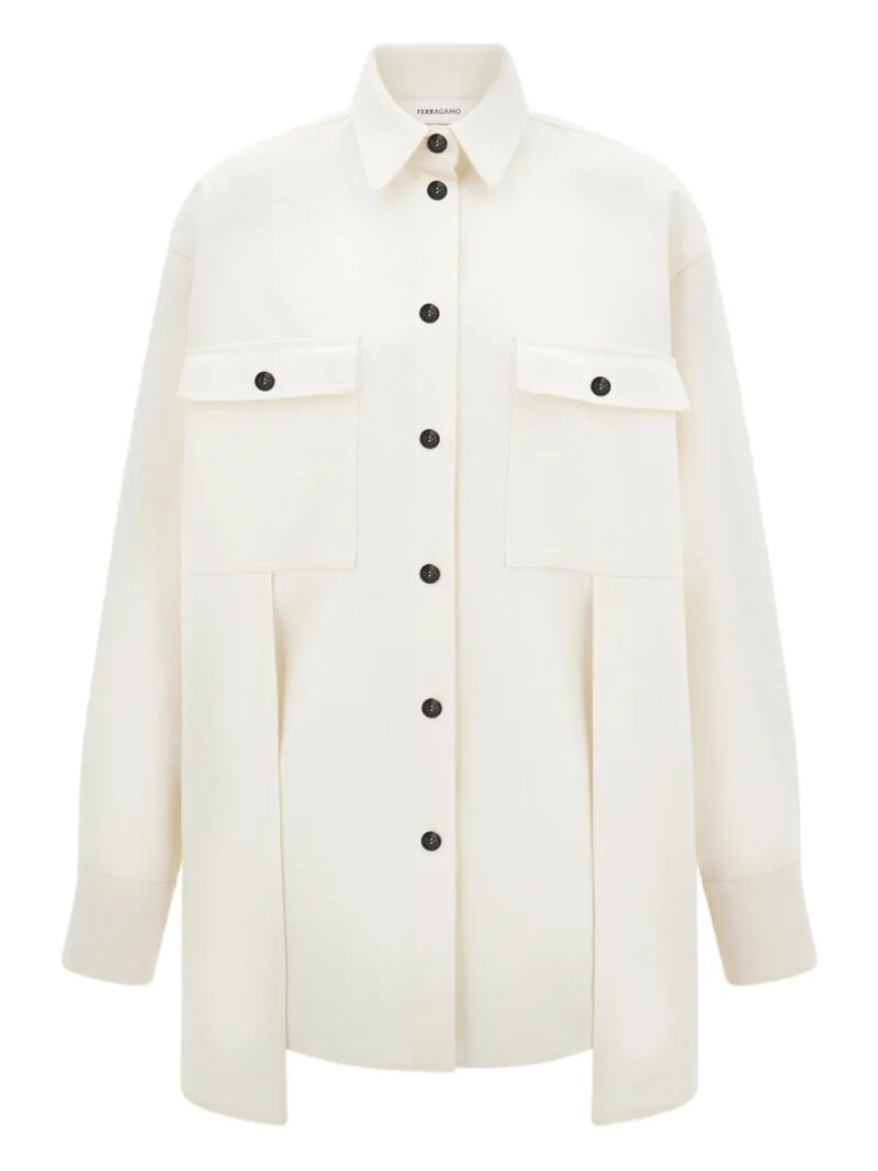 Ferragamo  chest-pocket button-fastening shirt