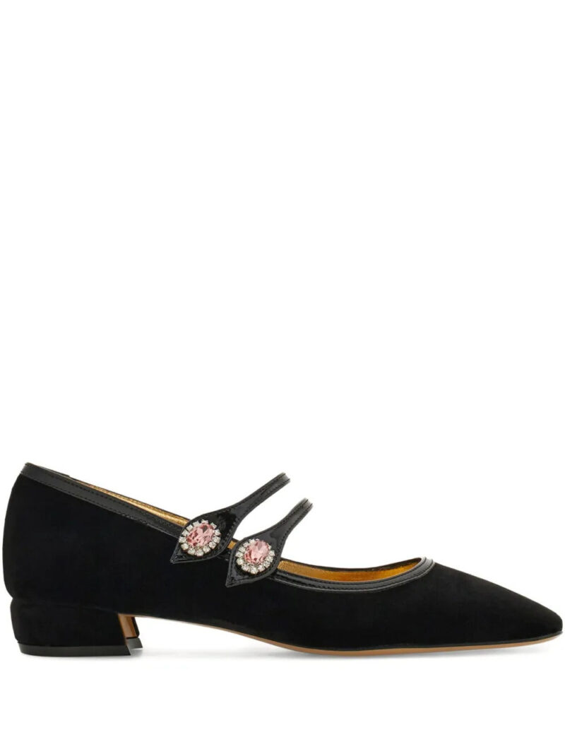 Ferragamo  crystal-embellished pumps