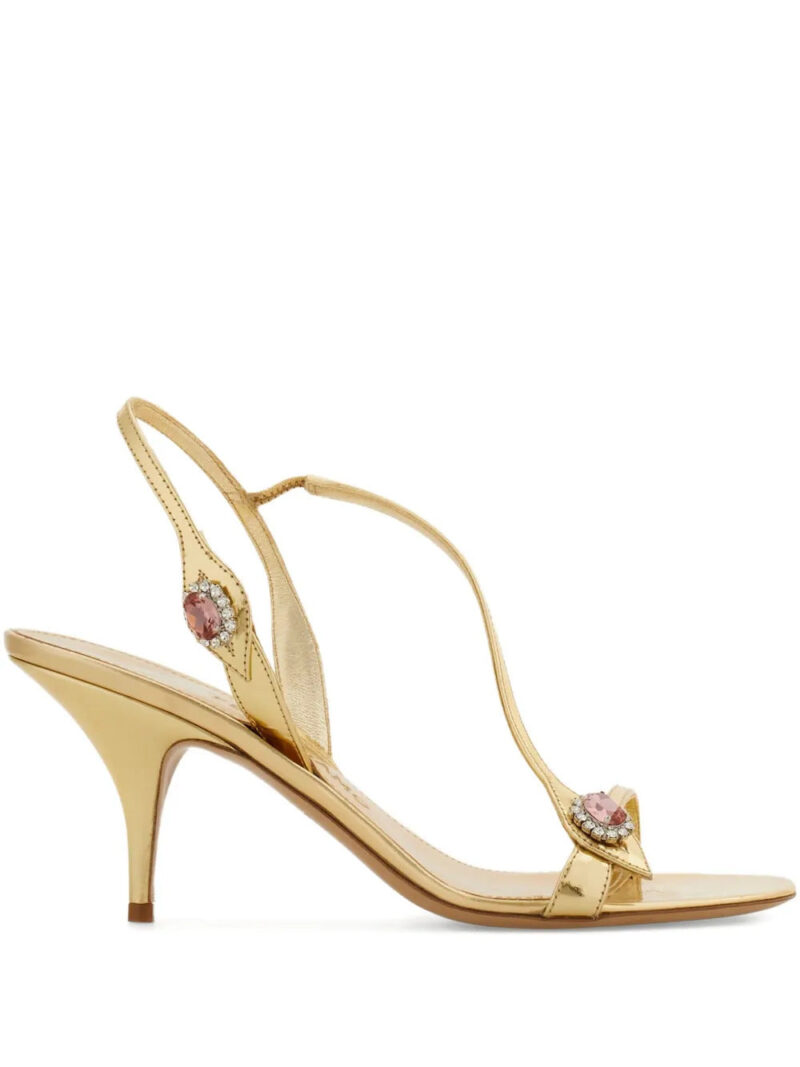 Ferragamo  70mm crystal-embellished sandals