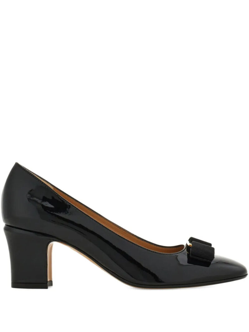 Ferragamo  50mm Vara bow-detail pumps