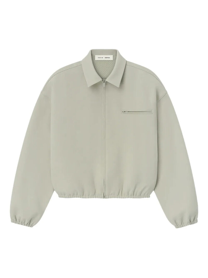 FEAR OF GOD ESSENTIALS  zip-up canvas jacket
