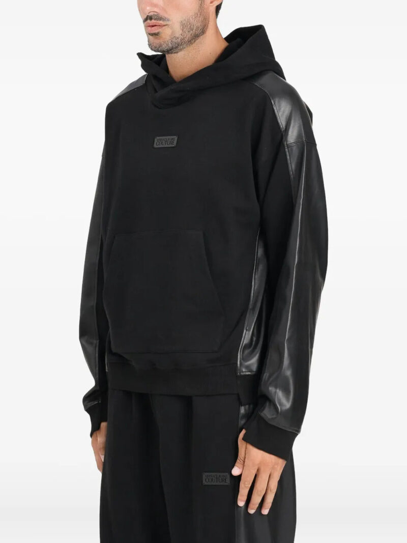 Versace Jeans Couture  logo-patch hoodie