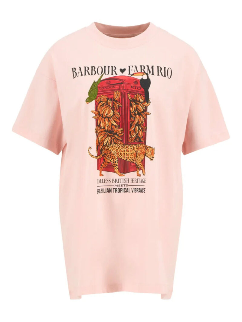 FARM Rio  x Barbour Maria Clara graphic-print T-shirt