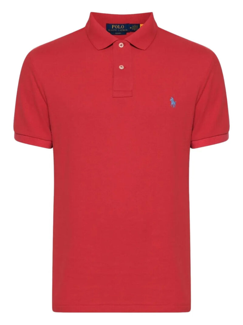 Polo Ralph Lauren  ribbed collar short-sleeve polo shirt