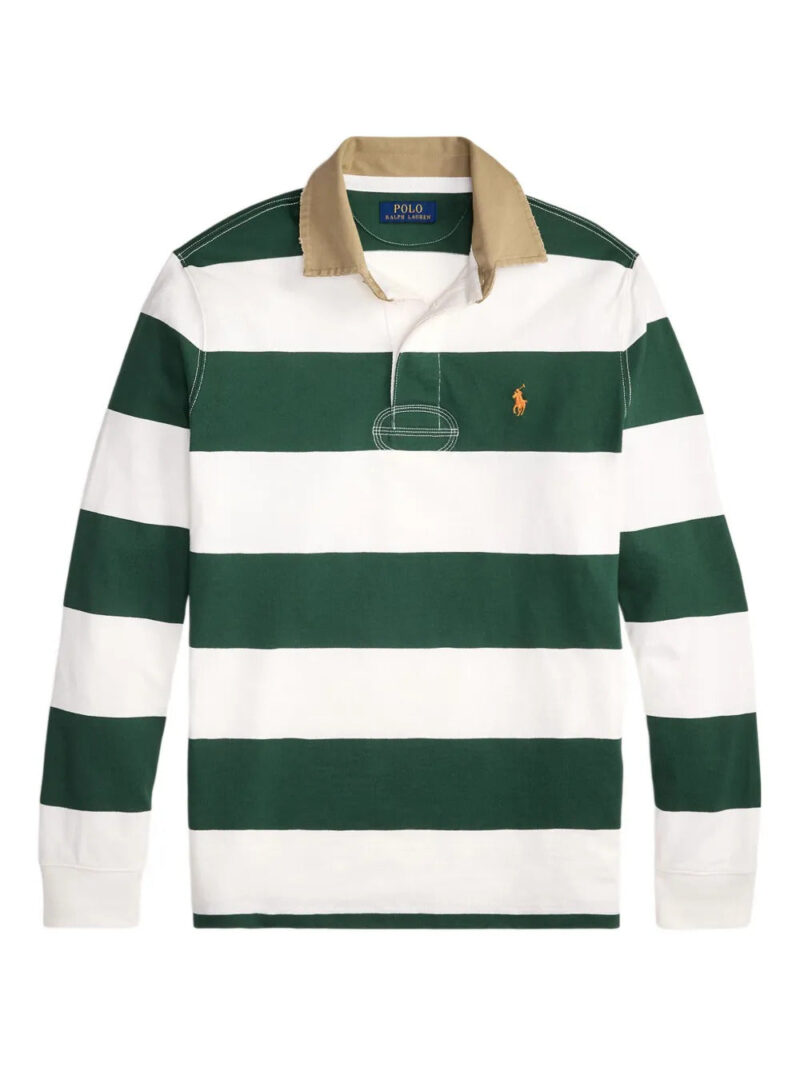 Polo Ralph Lauren  striped-pattern cotton polo shirt