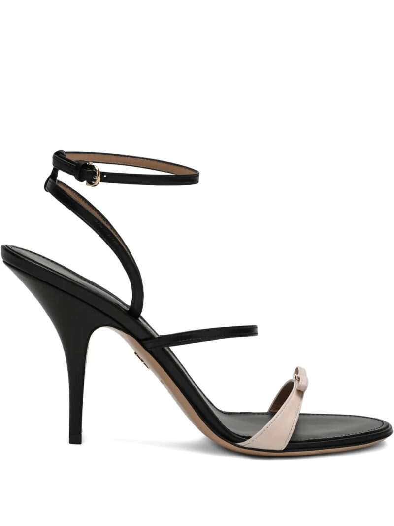 Ferragamo  95mm Ariel bow-detail sandals