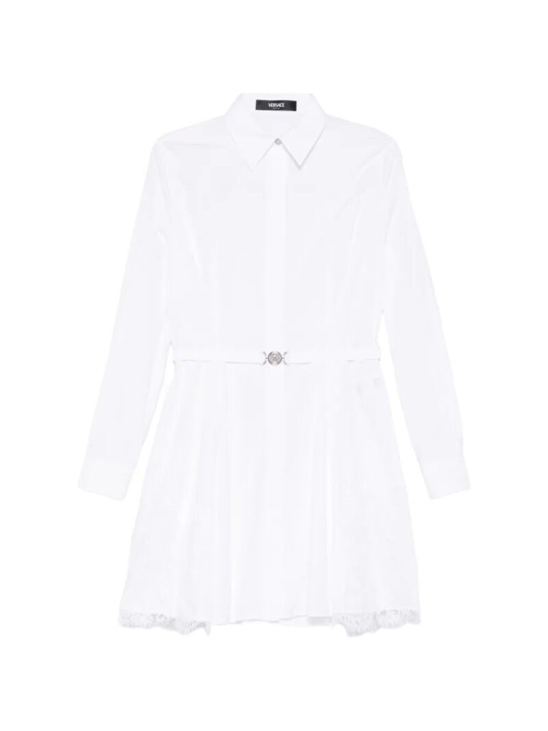 Versace  lace insert mini dress