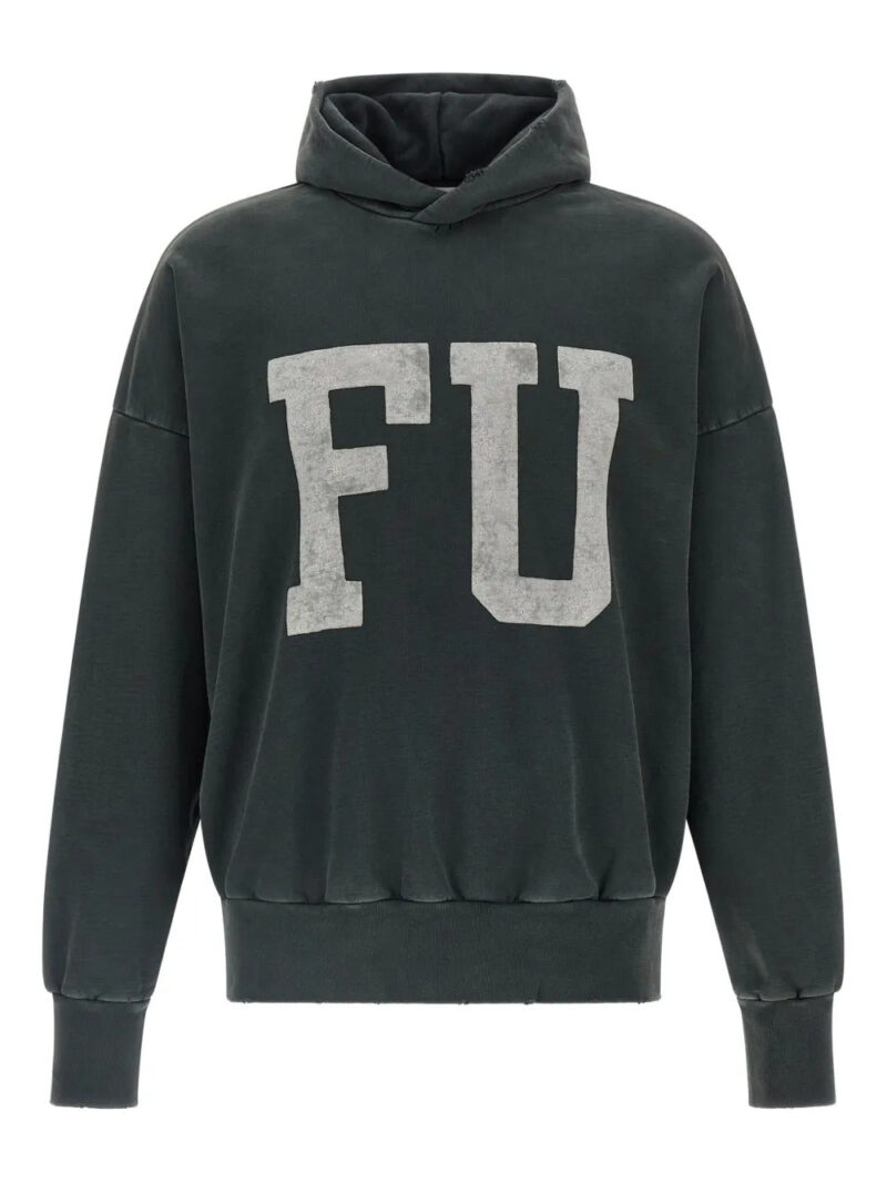 Fear Of God  print long-sleeved hoodie