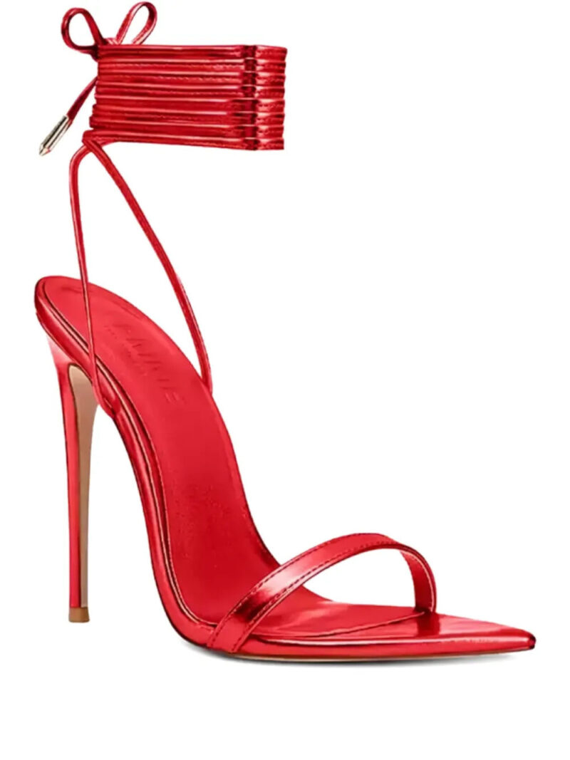 Femme La lace-up pointed sandals