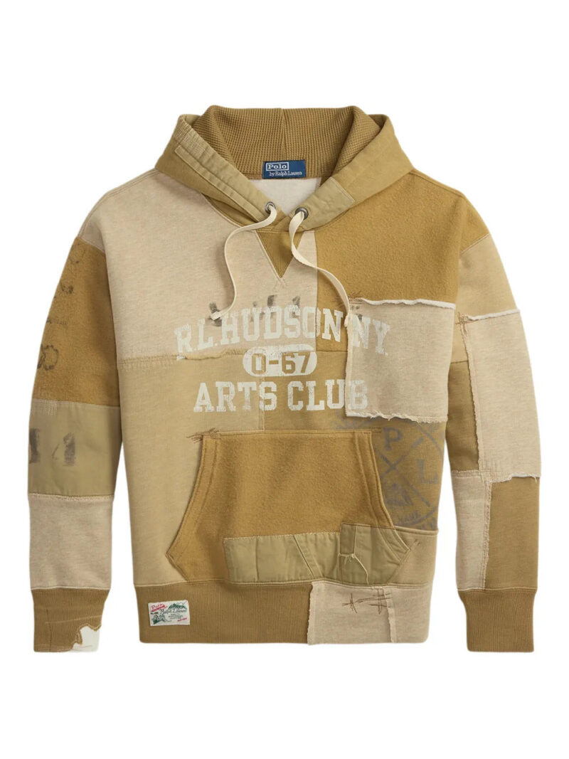 Polo Ralph Lauren  patchwork-design hoodie