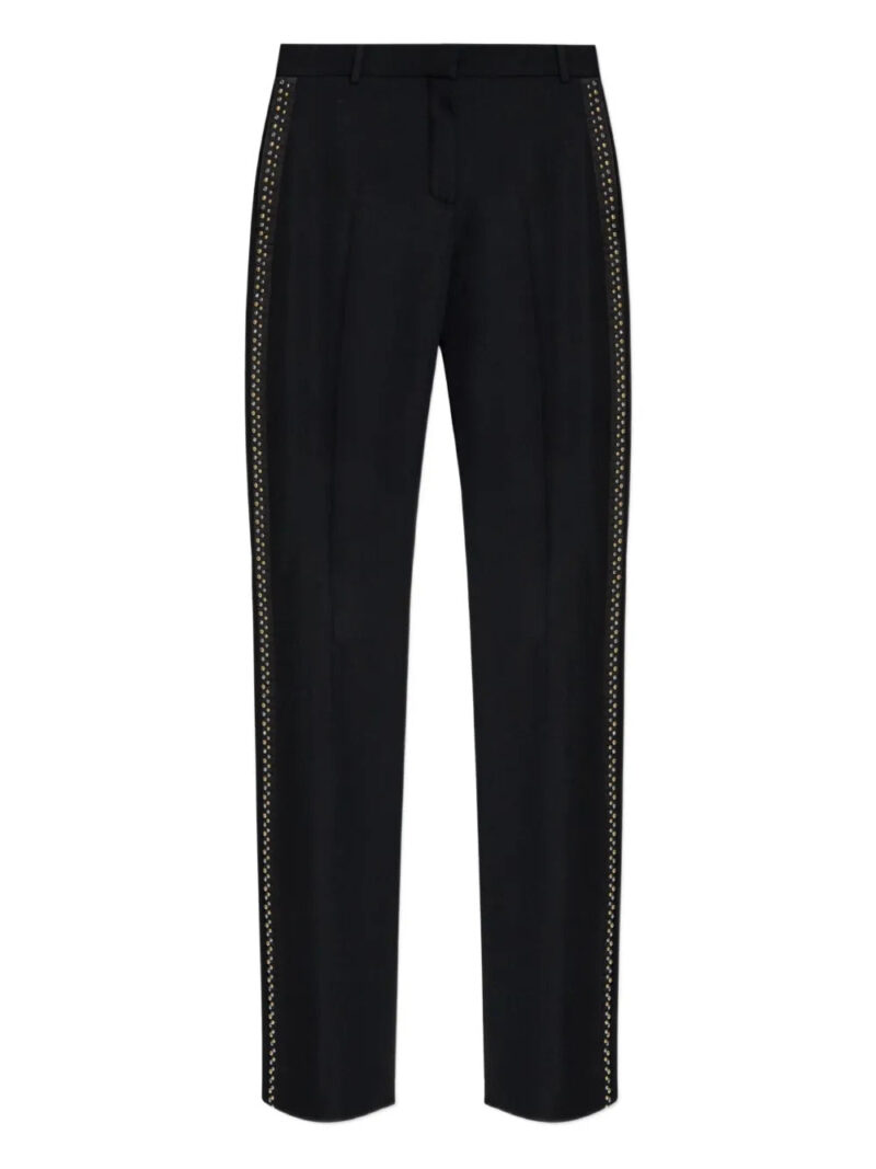Versace  studded wool trousers