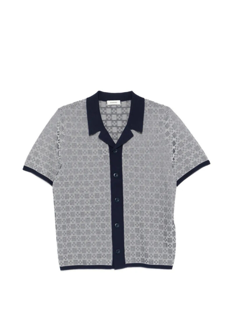 SANDRO  patterned buttoned shirt
