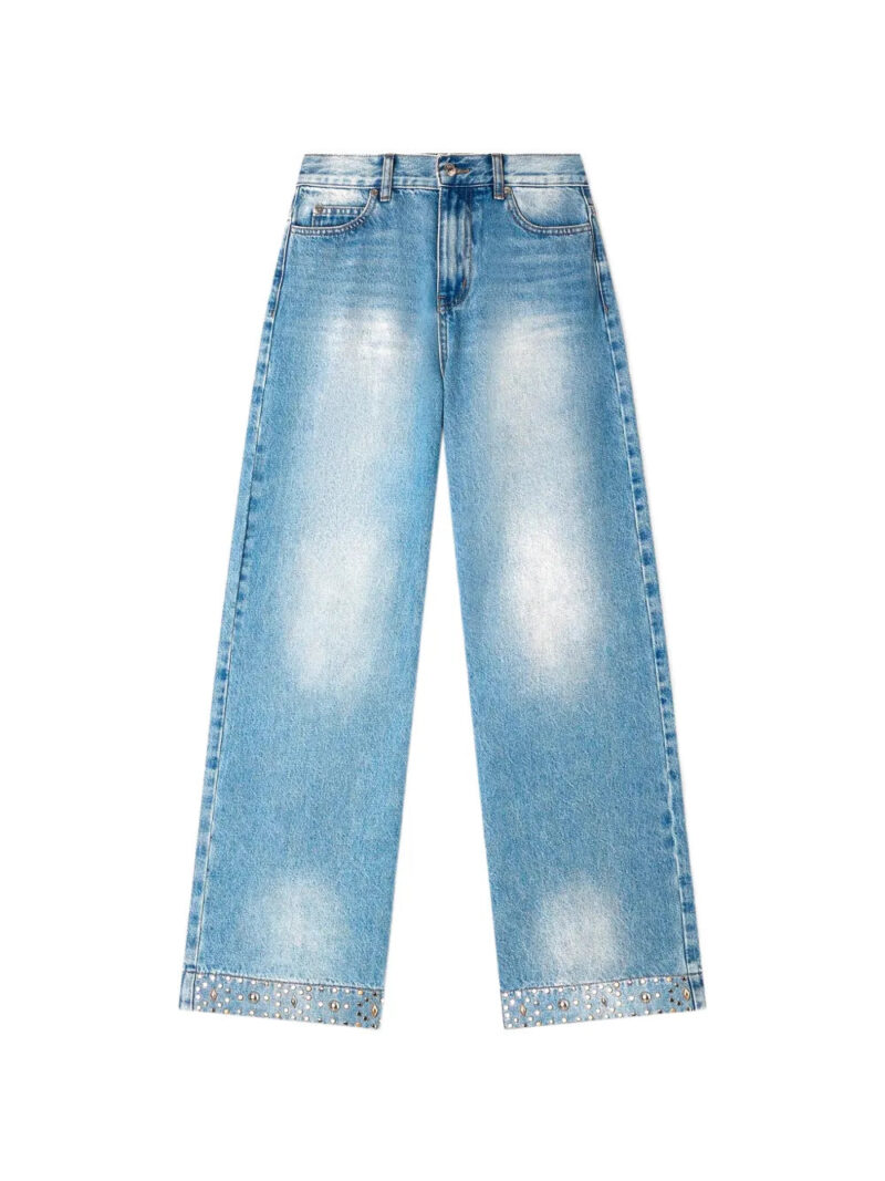 SANDRO  rhinestone-embellishment straight jeans