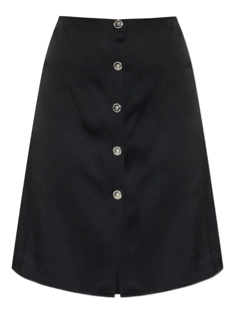 Versace  front-button mini skirt