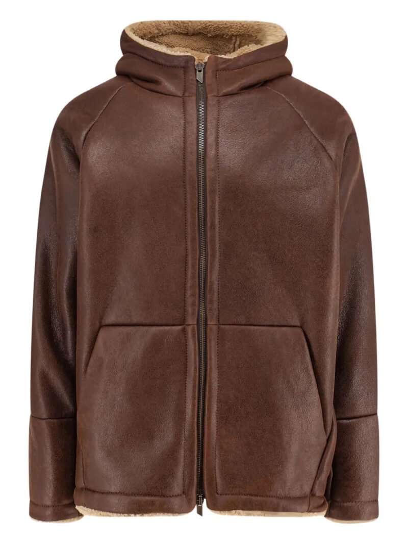 Salvatore Santoro  hooded leather jacket