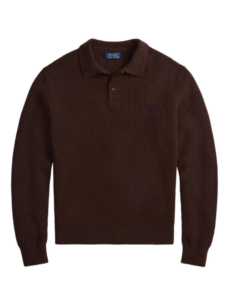 Polo Ralph Lauren  waffle-knit polo-collar shirt