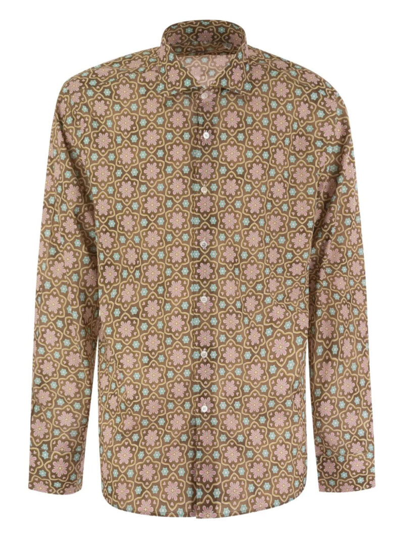 Fedeli  printed french shirt
