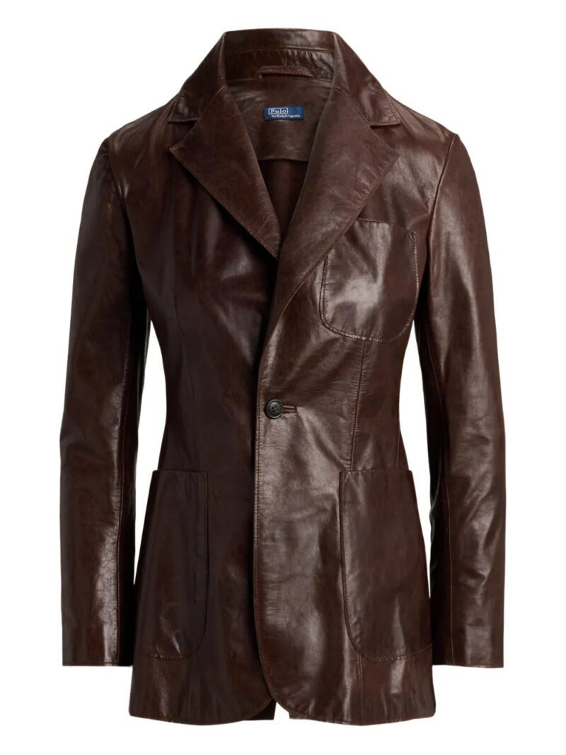 Polo Ralph Lauren  paper leather jacket