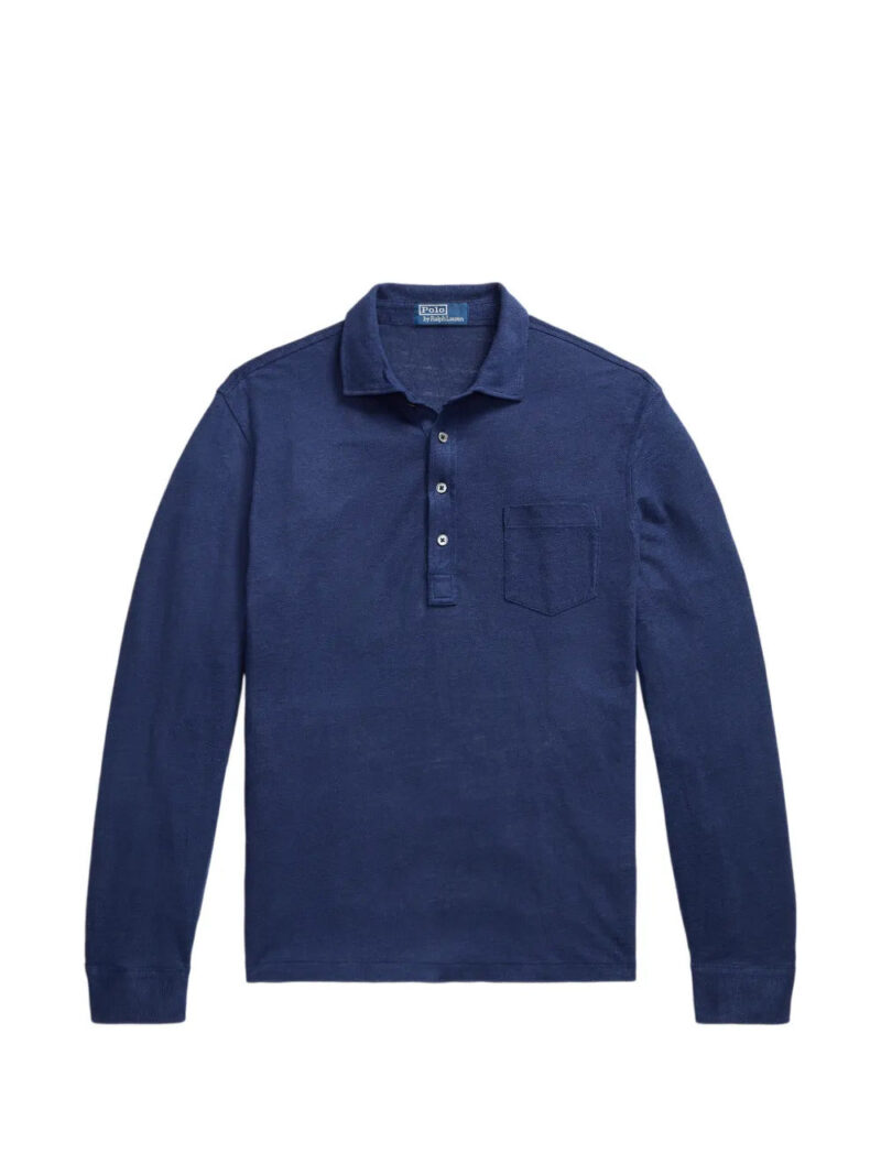Polo Ralph Lauren  long-sleeve linen polo shirt