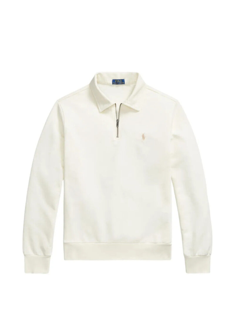 Polo Ralph Lauren  quarter-zip logo-embroidered polo shirt