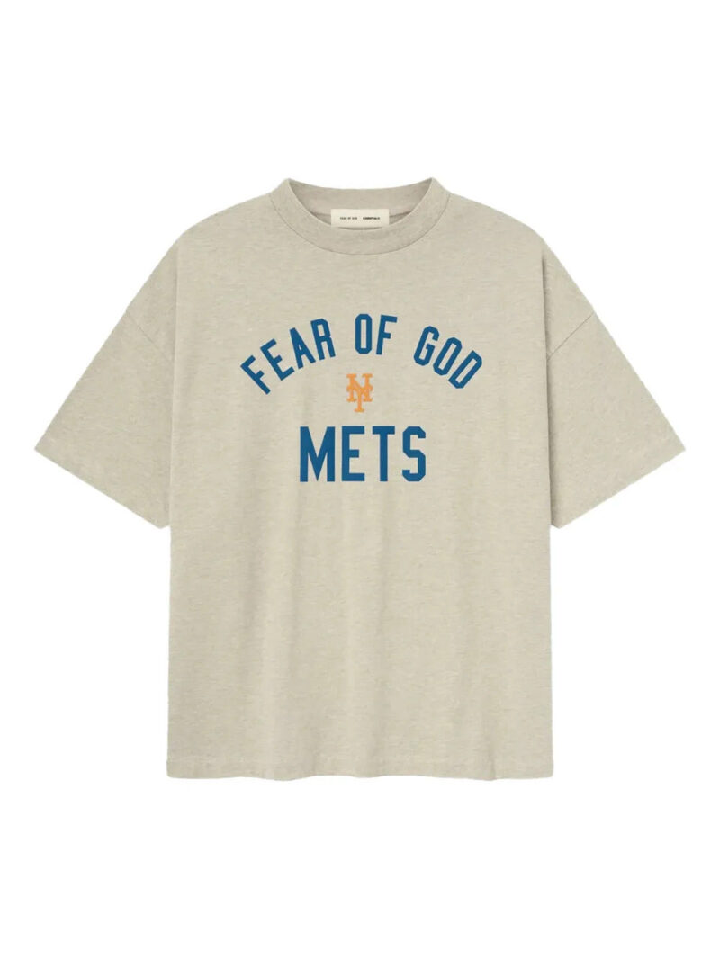FEAR OF GOD ESSENTIALS  x New York Mets 90's printed T-shirt