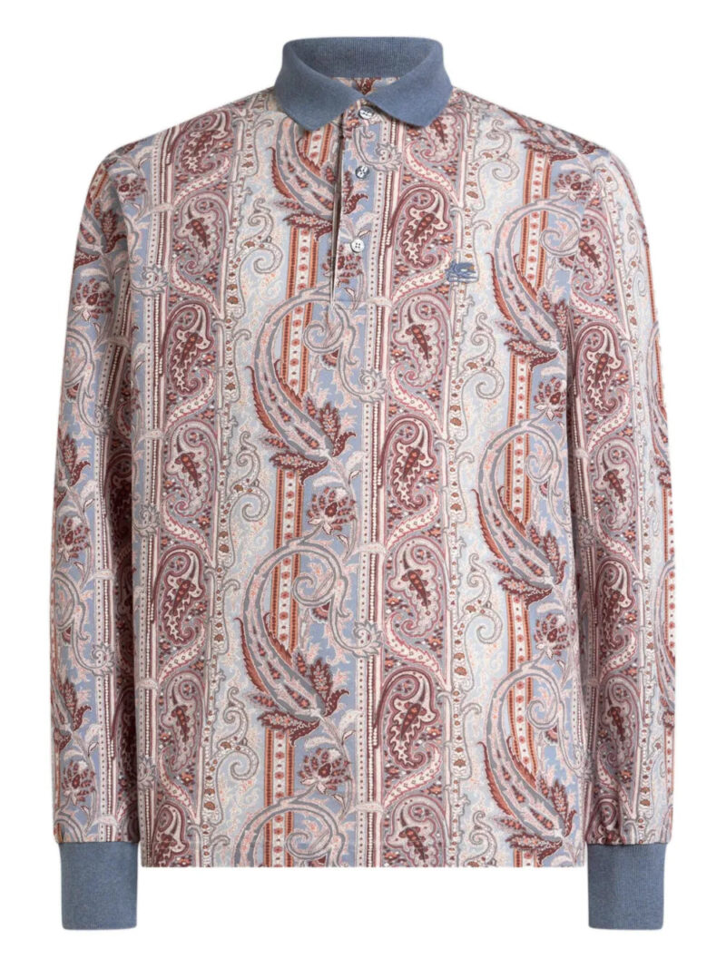 ETRO  piqué polo shirt
