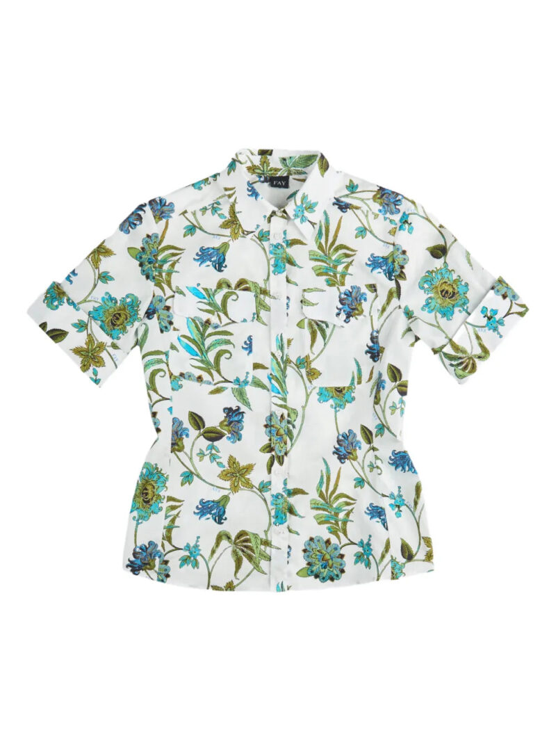 Fay  short-sleeve floral shirt
