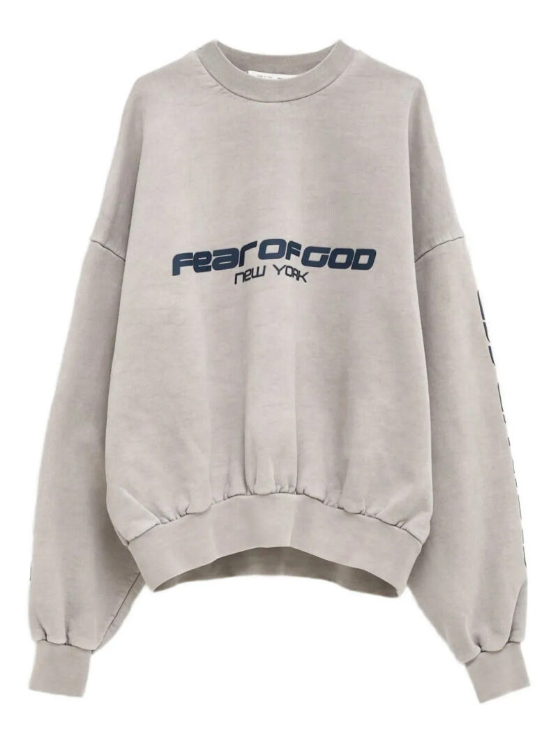FEAR OF GOD ESSENTIALS  long-sleeve logo-print sweatshirt