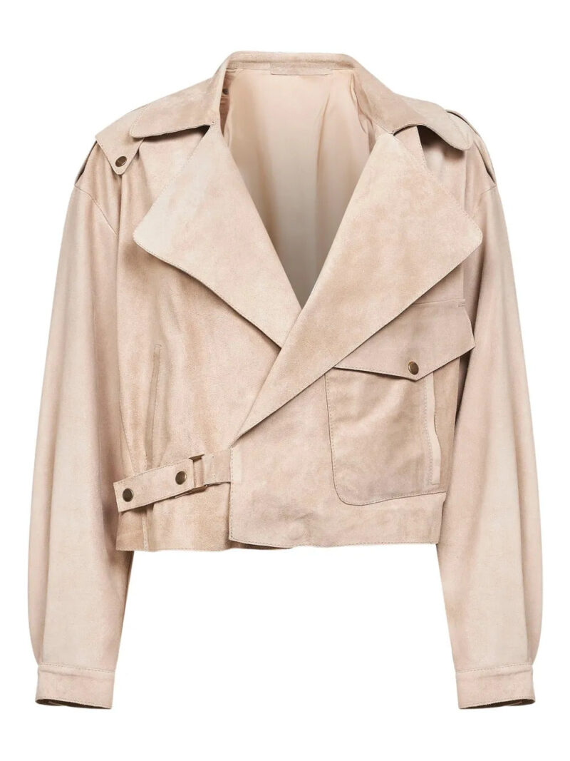 Salvatore Santoro  snap-buttoned leather jacket