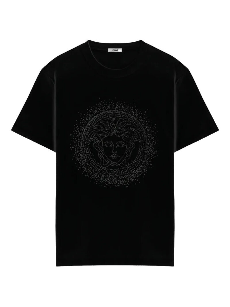 Versace  crystal Medusa T-shirt