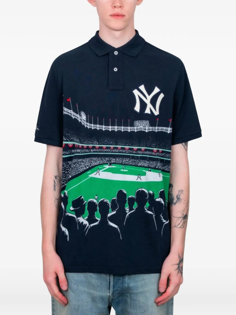 Polo Ralph Lauren  x Yankees logo-embroidered polo shirt