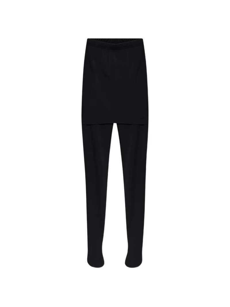 VETEMENTS  logo-embroidered leggings